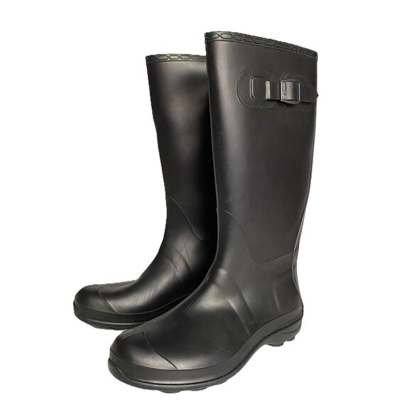 EUC Kamik Olivia Waterproof Rubber Rain Round Toe Boots Sz 8 (run small) - Picture 2 of 12